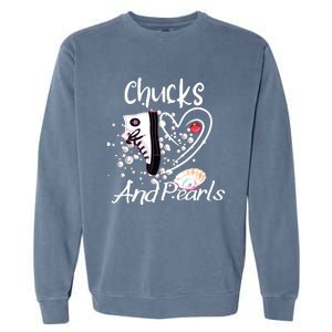 Chucks And Pearls Garment-Dyed Sweatshirt