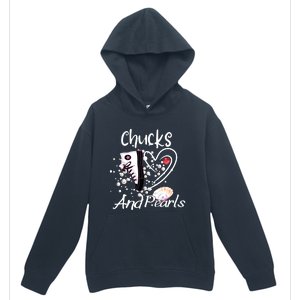 Chucks And Pearls Urban Pullover Hoodie