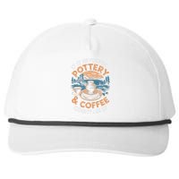 Coffee And Pottery Lover Ceramic Artist Snapback Five-Panel Rope Hat