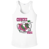 Chucks And Pearls Im With Her Kamala 2024 Ladies PosiCharge Competitor Racerback Tank