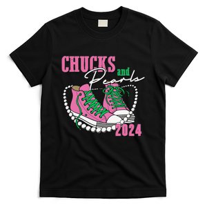 Chucks And Pearls IM With Her Kamala 2024 T-Shirt