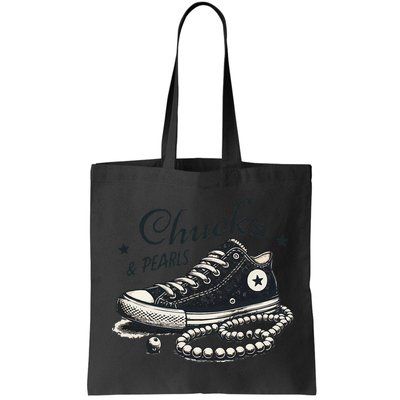 Chucks And Pearls IM With Her Kamala 2024 Retro Vintage Bag