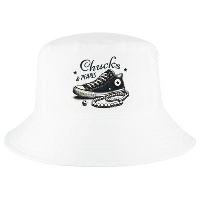 Chucks And Pearls IM With Her Kamala 2024 Retro Vintage Cool Comfort Performance Bucket Hat