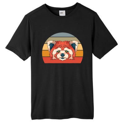 Cute Animal Panda Bear Gift Retro Red Panda Tall Fusion ChromaSoft Performance T-Shirt