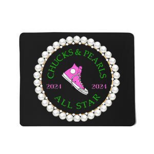 Chucks And Pearls All Stars Mousepad