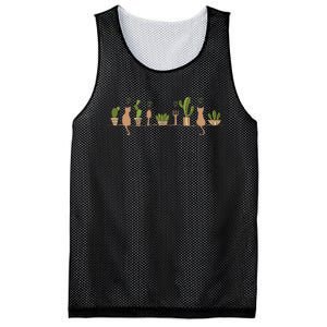 Cats And Plant Gardening Garden Cat Lover Gardener Mesh Reversible Basketball Jersey Tank