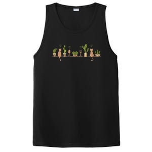 Cats And Plant Gardening Garden Cat Lover Gardener PosiCharge Competitor Tank