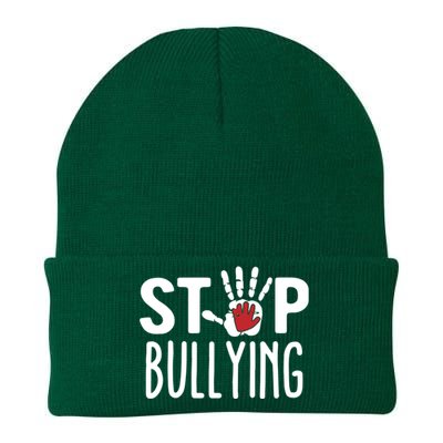 Child Abuse Prevention Month Stop Bullying Gift Knit Cap Winter Beanie