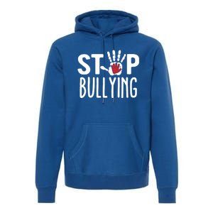 Child Abuse Prevention Month Stop Bullying Gift Premium Hoodie