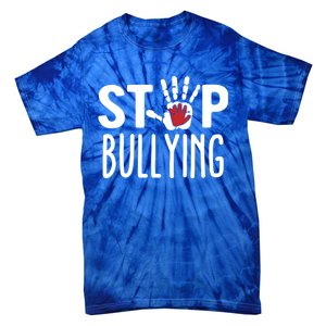 Child Abuse Prevention Month Stop Bullying Gift Tie-Dye T-Shirt