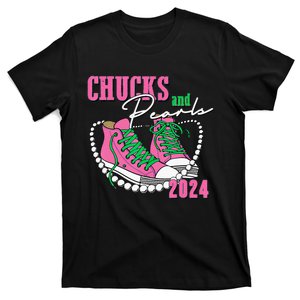 Chucks And Pearls IM With Her 2024 T-Shirt