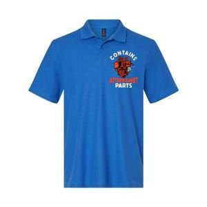 Contains Aftermarket Parts Open Heart Surgery Survivor Gift Softstyle Adult Sport Polo