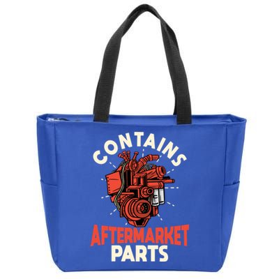 Contains Aftermarket Parts Open Heart Surgery Survivor Gift Zip Tote Bag