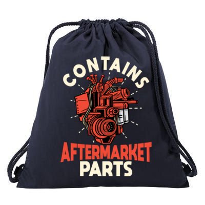 Contains Aftermarket Parts Open Heart Surgery Survivor Gift Drawstring Bag