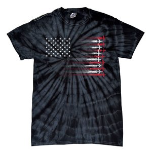 Cute Airplane Pilot Art Aviation 4th Of July Tie-Dye T-Shirt