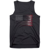 Cute Airplane Pilot Art Aviation 4th Of July Tank Top