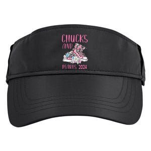 Chucks And Pearls 2024 Cute Women Gifts Adult Drive Performance Visor