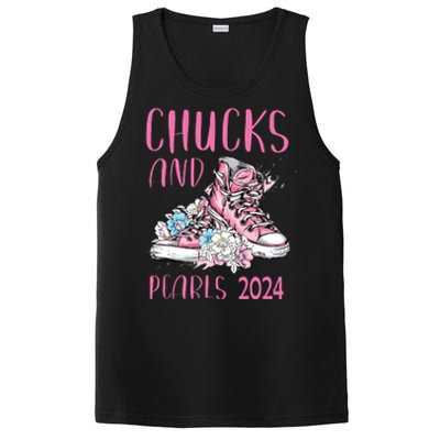 Chucks And Pearls 2024 Cute Women Gifts PosiCharge Competitor Tank