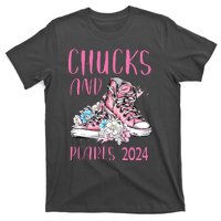 Chucks And Pearls 2024 Cute Women Gifts T-Shirt