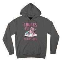 Chucks And Pearls 2024 Cute Women Gifts Tall Hoodie