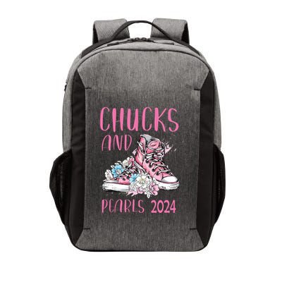 Chucks And Pearls 2024 Cute Women Gifts Vector Backpack