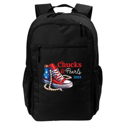 Chucks And Pearls 2024 Im With Her Kamala Backpack