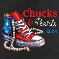 Chucks And Pearls 2024 Im With Her Kamala 15oz Campfire Ceramic Mug