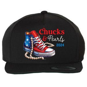 Chucks And Pearls 2024 Im With Her Kamala Wool Snapback Cap