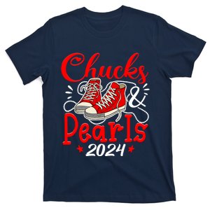 Chucks And Pearls IM With Her Kamala 2024 T-Shirt