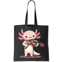 Cute Axolotl Playing Violin For Violinist Musical Orchestra Bag