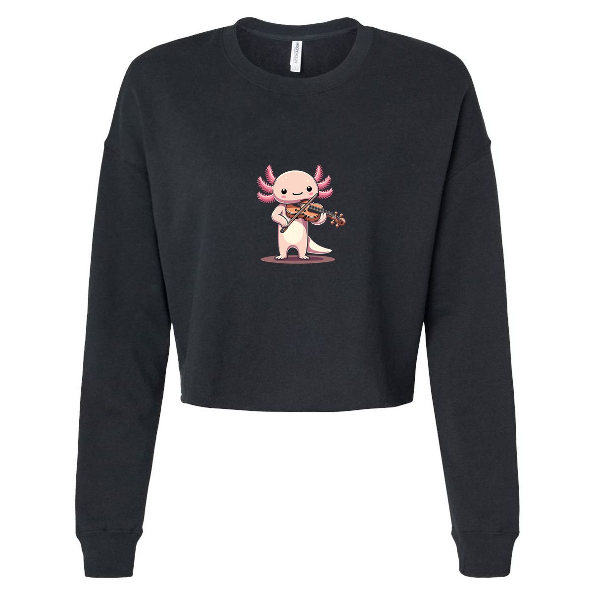 Cute Axolotl Playing Violin For Violinist Musical Orchestra Visor