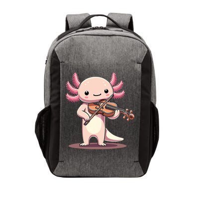Cute Axolotl Playing Violin For Violinist Musical Orchestra Vector Backpack