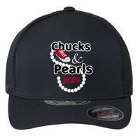 Chucks And Pearls Cute Wo 2024 Flexfit Unipanel Trucker Cap