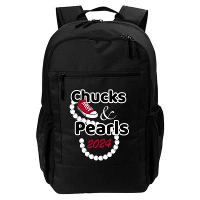 Chucks And Pearls Cute Wo 2024 Backpack