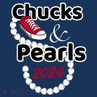 Chucks And Pearls Cute Wo 2024 T-Shirt