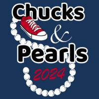 Chucks And Pearls Cute Wo 2024 Button
