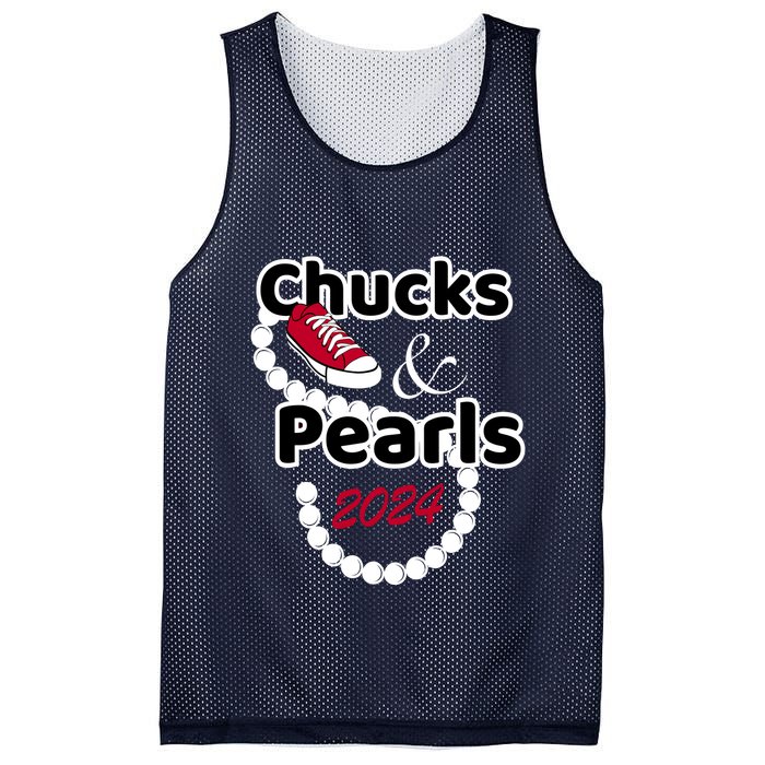 Chucks And Pearls Cute Wo 2024 Mesh Reversible Basketball Jersey Tank