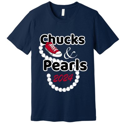Chucks And Pearls Cute Wo 2024 Premium T-Shirt