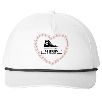 Chucks And Pearls 2024 V Neck Snapback Five-Panel Rope Hat