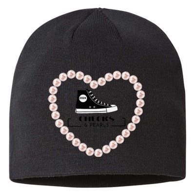 Chucks And Pearls 2024 V Neck Sustainable Beanie