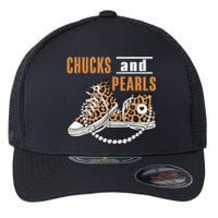 Chucks And Pearls Gift Flexfit Unipanel Trucker Cap