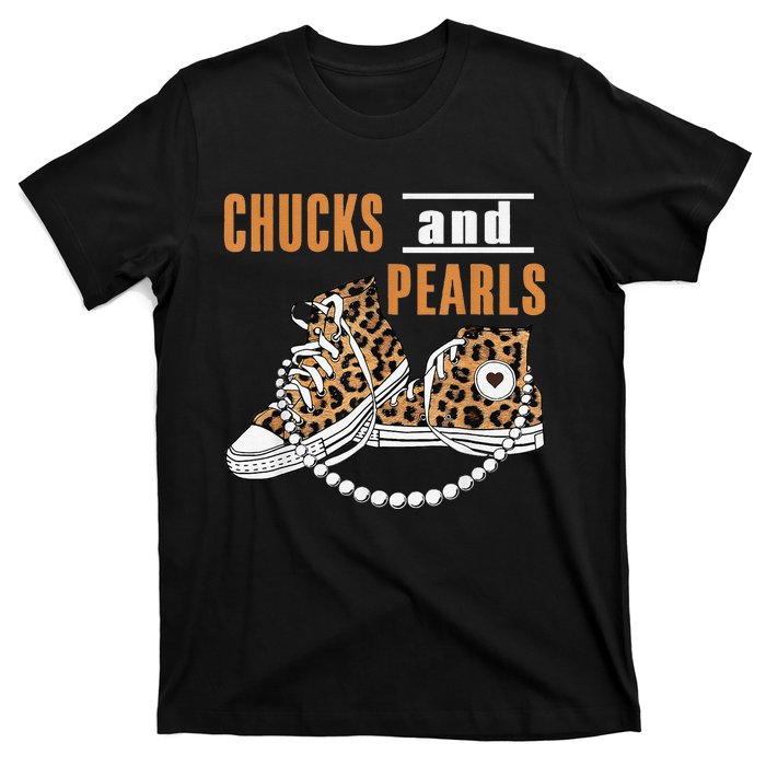 Chucks And Pearls Gift T-Shirt