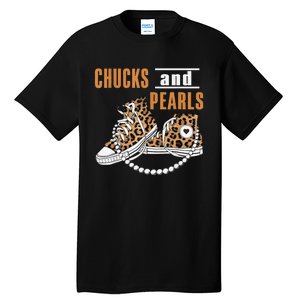 Chucks And Pearls Gift Tall T-Shirt