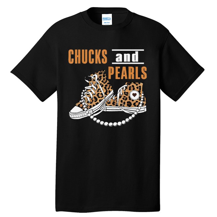 Chucks And Pearls Gift Tall T-Shirt