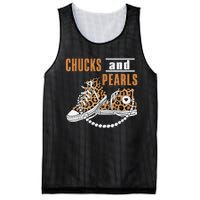 Chucks And Pearls Gift Mesh Reversible Basketball Jersey Tank