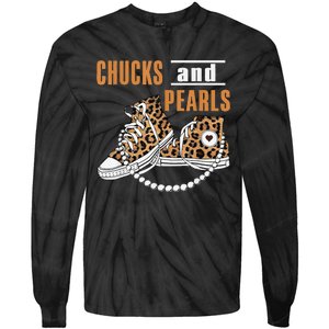 Chucks And Pearls Gift Tie-Dye Long Sleeve Shirt