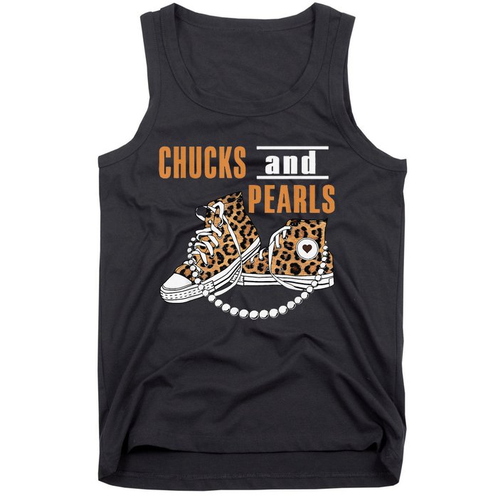 Chucks And Pearls Gift Tank Top