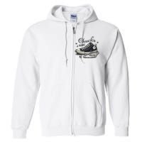 Chucks And Pearls IM With Her Kamala 2024 Retro Vintage Full Zip Hoodie