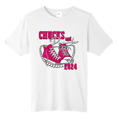 Chucks And Pearls IM With Her Kamala 2024 Tall Fusion ChromaSoft Performance T-Shirt