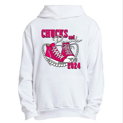 Chucks And Pearls IM With Her Kamala 2024 Urban Pullover Hoodie